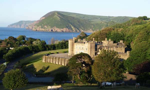 Watermouth Castle and North Devon coast