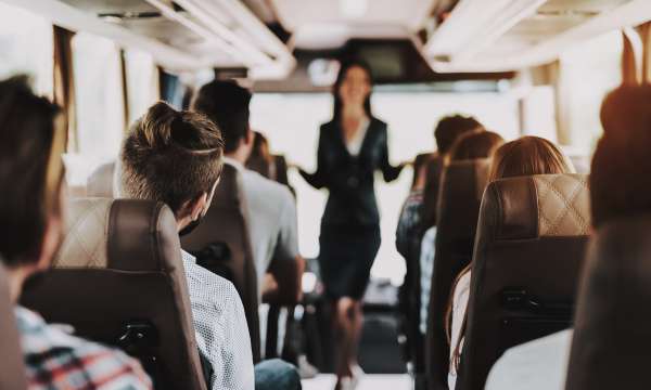 Group on Coach Travel Holiday