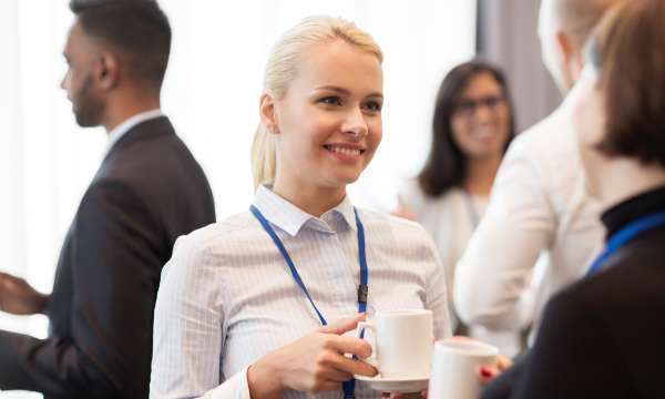 Lady at Business Meeting