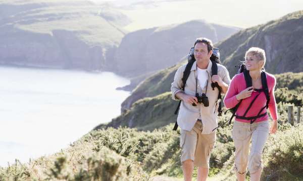 Couple on Walking Tour