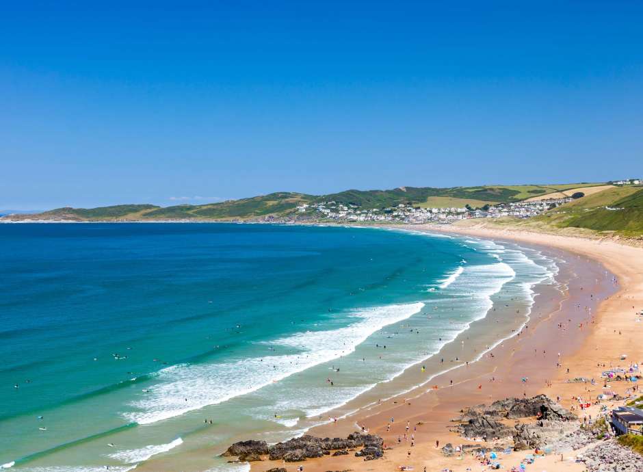 Woolacombe Beach and Putsborough Sands Beach North Devon