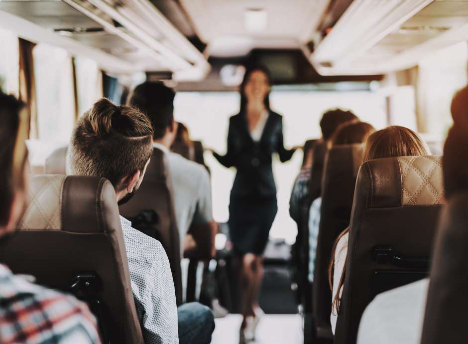 Group on Coach Travel Holiday