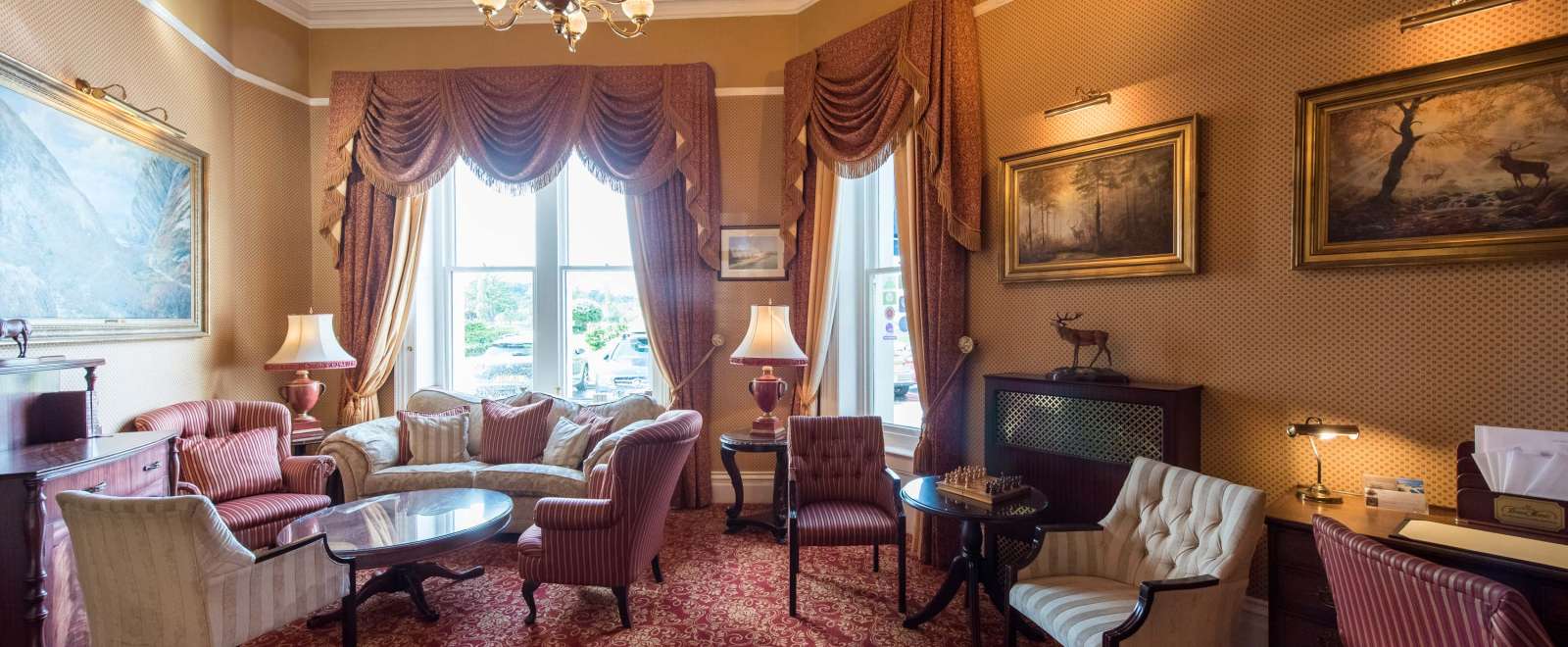 Imperial Hotel Foyer Seating Area