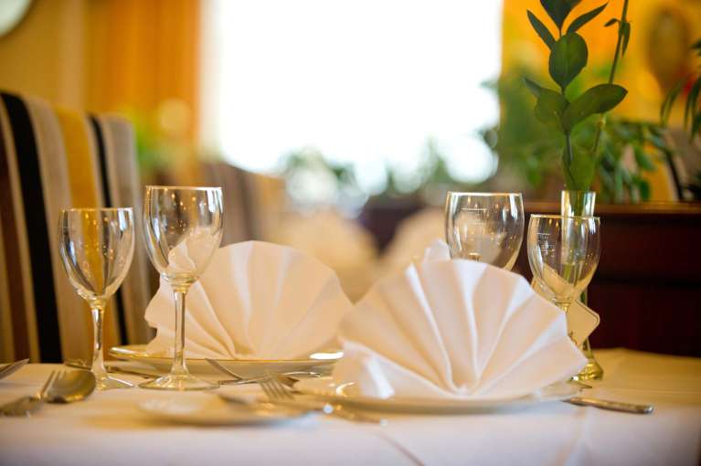 Imperial Hotel Wedding Reception Place Setting