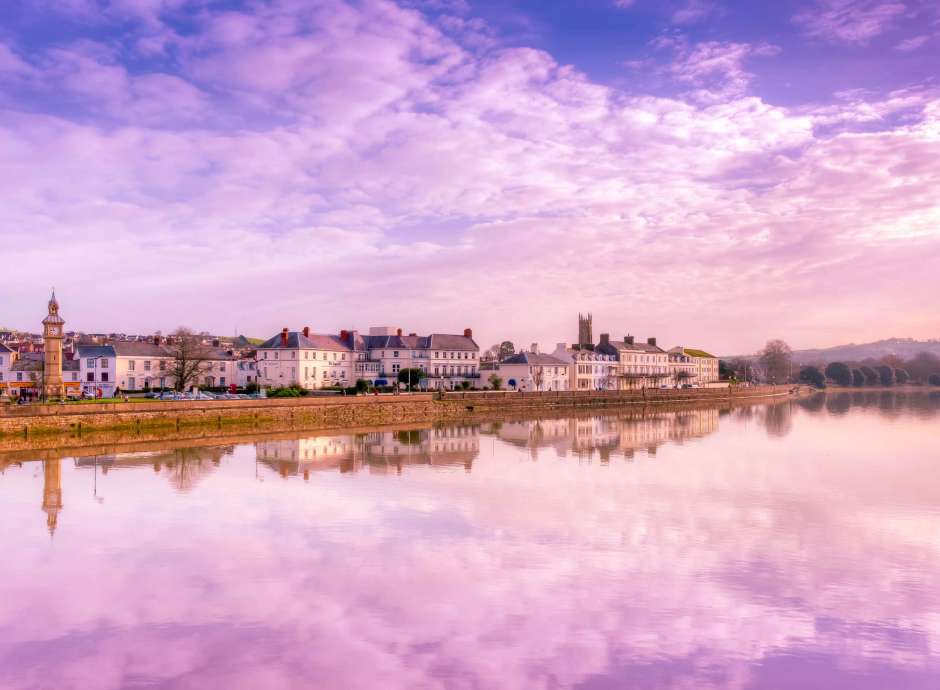 Imperial Hotel Exterior View from River Taw